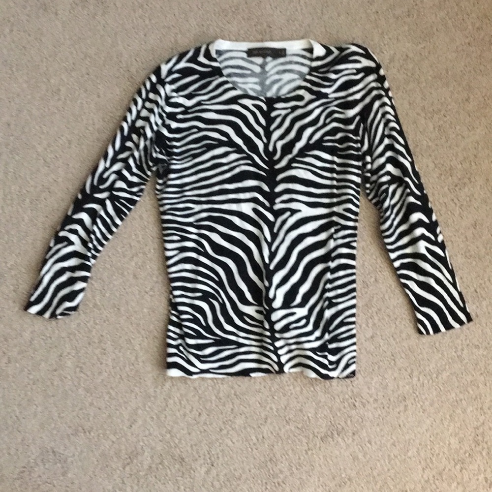 Zebra Print Sweater