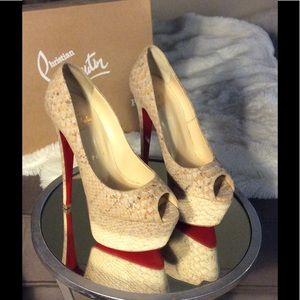 Christian Louboutin "Jamie" 160 platforms Heels