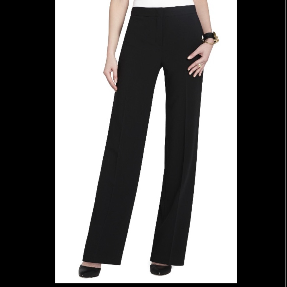 BCBG Black Wide Leg Vincent Pants Size M
