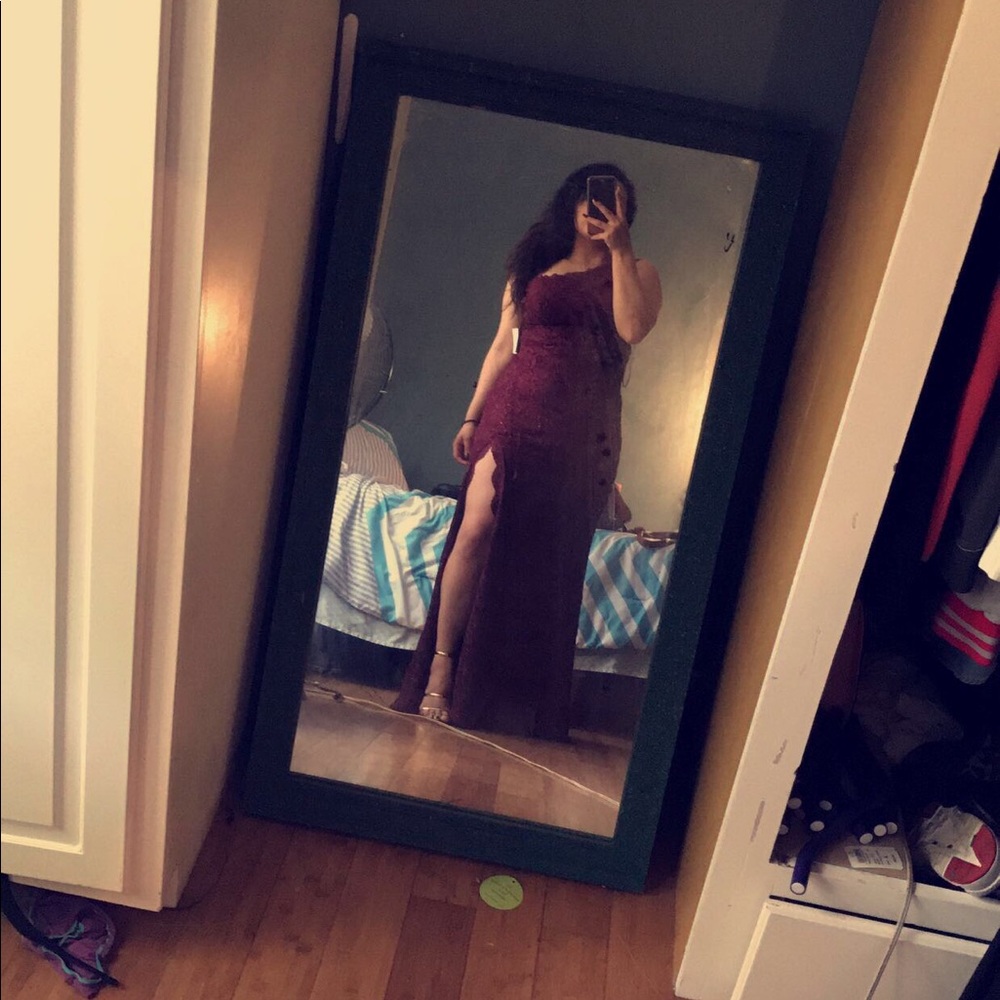 Burgundy Prom Dress