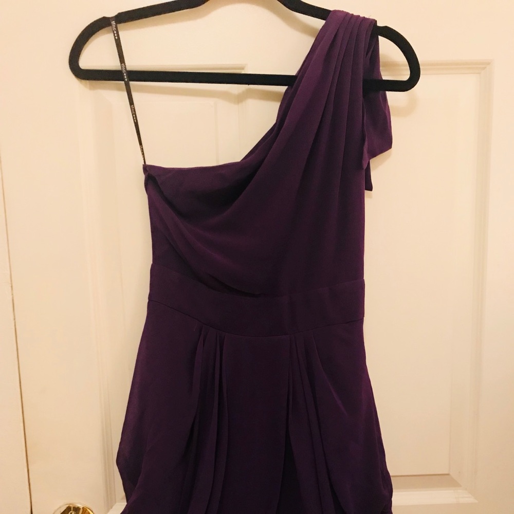 ASOS one shoulder Purple Dress Size S