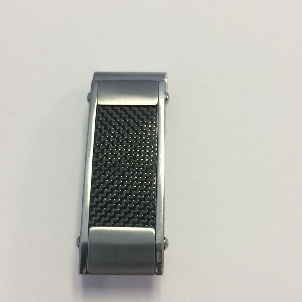 🆕 Stainless Steel/Carbon Fiber Inlay Clip