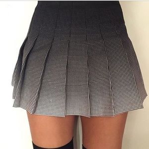 American Apparel NWT black gradient skirt