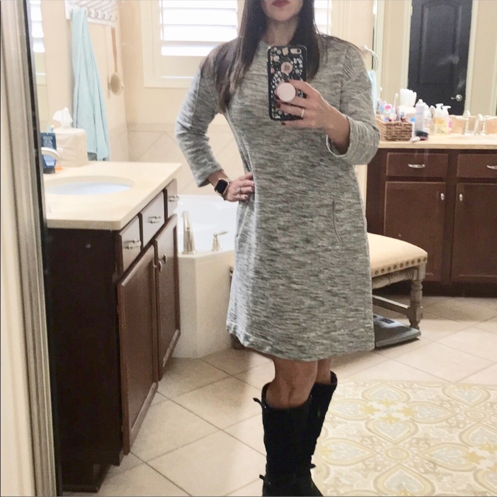 Sweater Dress with Zippers