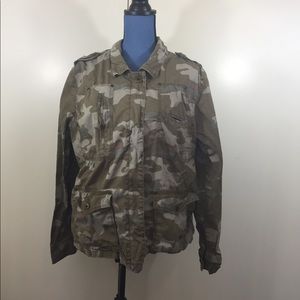 Old Navy Camo Military Jacket XXL