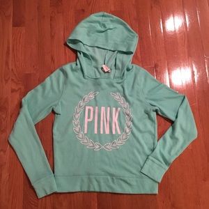 VS Pink Cotton Hoodie
