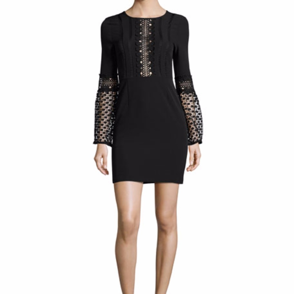 ❤️Host Pick❤️NWT Black long sleeve lace dress-NYE