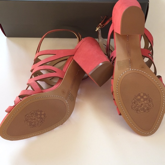 New w/box LEATHER VINCE CAMUTO king crab nubuck - Picture 5 of 6