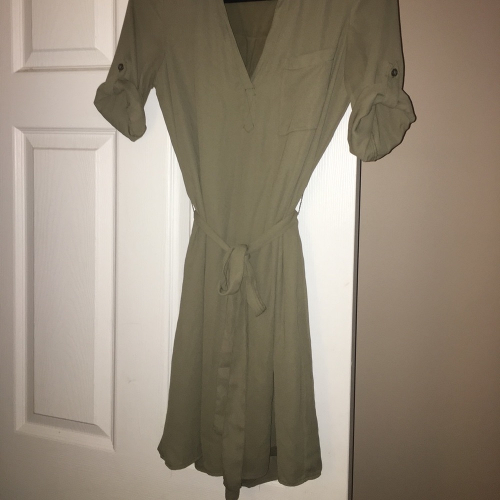 NY&C Olive Green Dress with belt