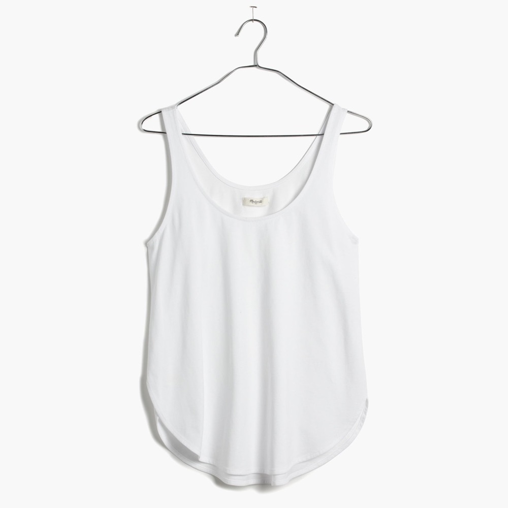 Madewell singlet Side Slit Tank