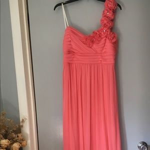 Formal One-Strap Floor-Length Dress
