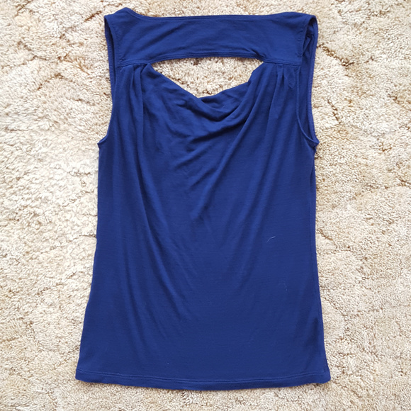 Banana Republic Blue Sleeveless Top - Picture 4 of 5