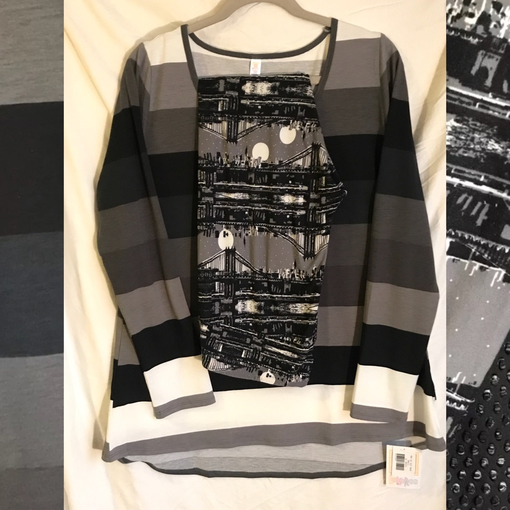 Unicorn LuLaRoe Moonlit Bridge TC