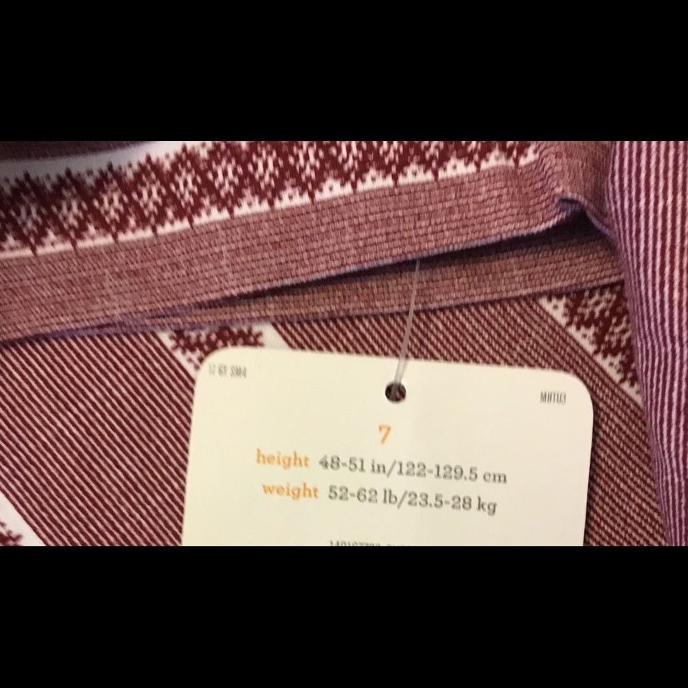 🚨5/$20🚨Last 1 NWT Gymboree Boys Burgundy Shirt 7 - Picture 5 of 5