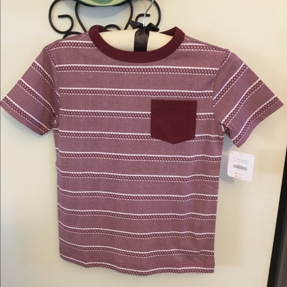 🚨5/$20🚨Last 1 NWT Gymboree Boys Burgundy Shirt 7 - Picture 2 of 5