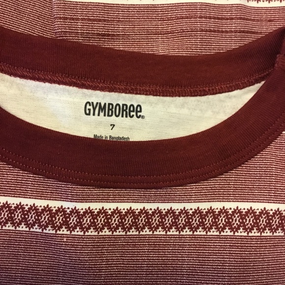 🚨5/$20🚨Last 1 NWT Gymboree Boys Burgundy Shirt 7 - Picture 4 of 5