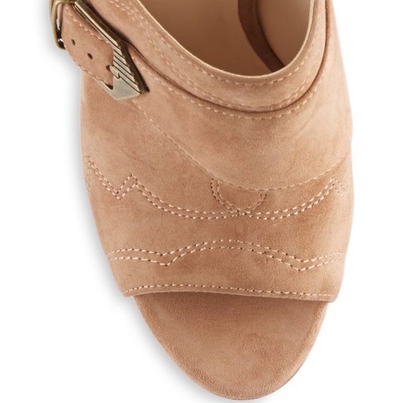 NIB 8 Nine West Suede Mule Heels Boho Lucky Brand - Picture 3 of 4