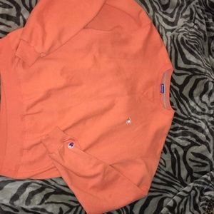 Orange Champion sweater