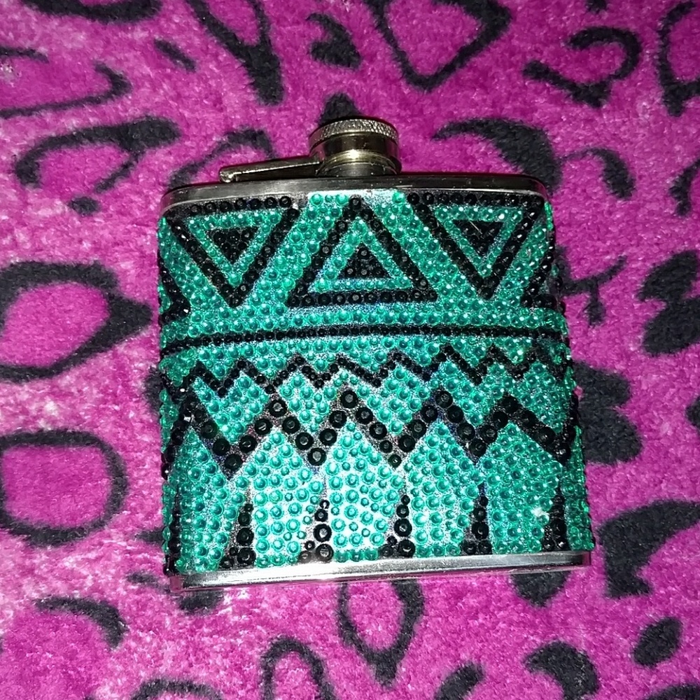 Bedazzled flask