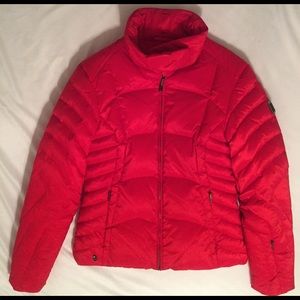 Women's red Spyder ski jacket