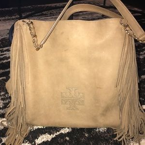 Tory Burch Fringe Harper Tote. Gently Used.