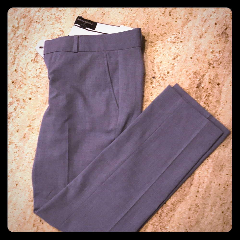 NWOT- Blue/Gray BR Reegan Dress Pant