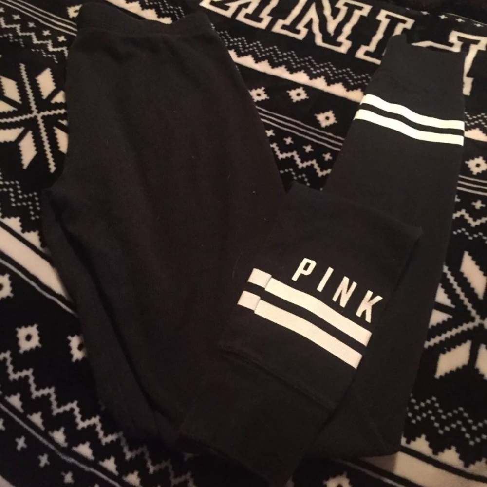 NEW-VS/Pink Waffle Sleep Pants!!