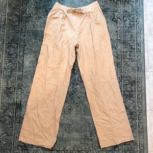 Eddie Bauer long flowing linen pants sz LG Tall