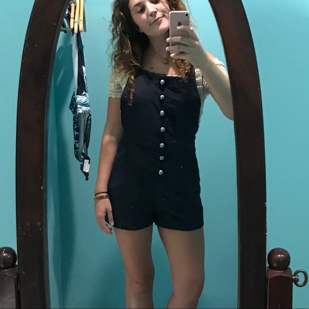 WYLDR Navy Sailor Romper