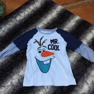 Boys Olaf Disney long sleeve shirt