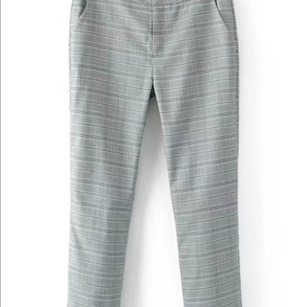 Plaid pants tailored 8