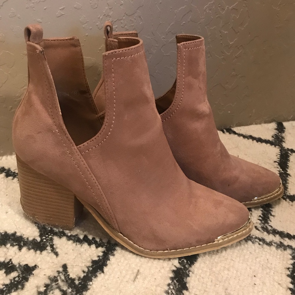 Cut out booties very similar to Jeffery Campbell!