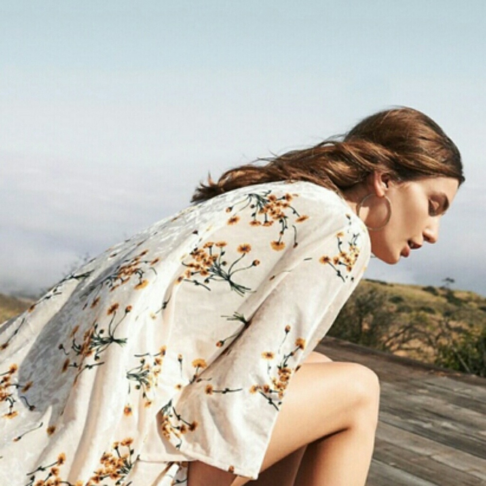 Anthropologie Velvet Wrap NWOT