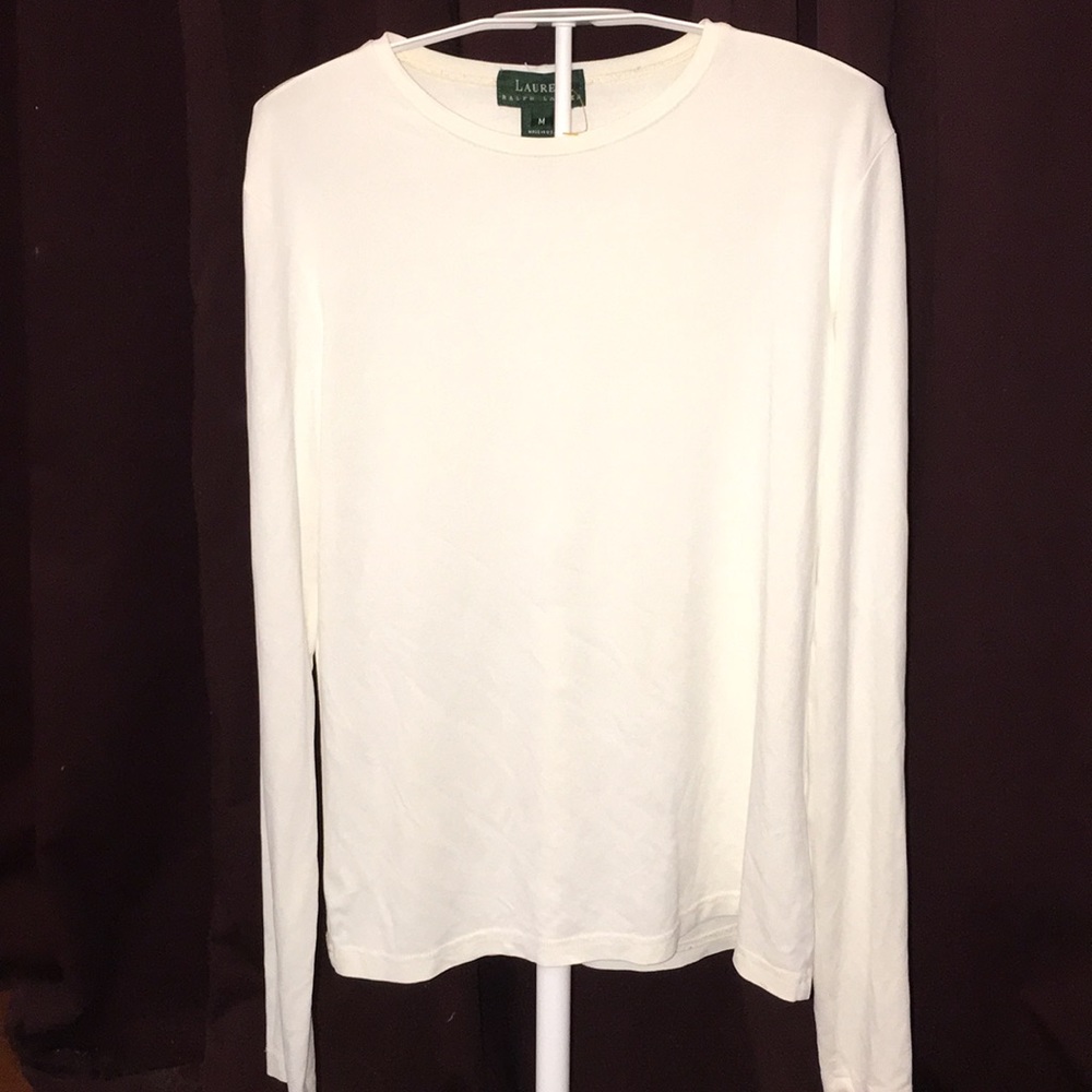 Beautiful M Ralph Lauren Cream Shirt LOWEST PRICE
