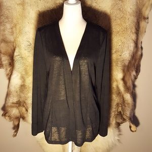 Thin Black Knit Cardigan