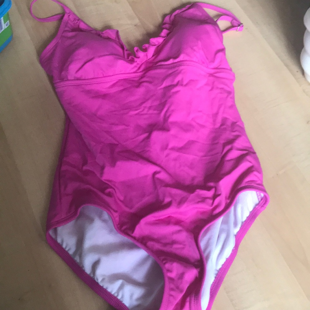 Pink bathing suit