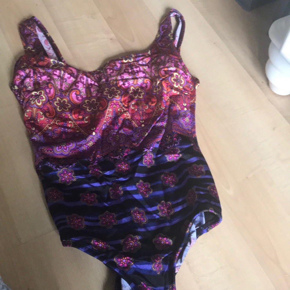 Colorful pattern bathing suit
