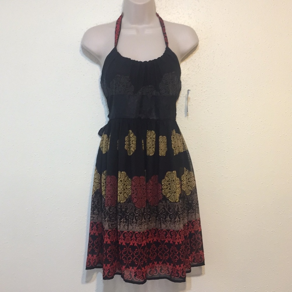 ❤️Fire Los Angeles Halter Midi Dress