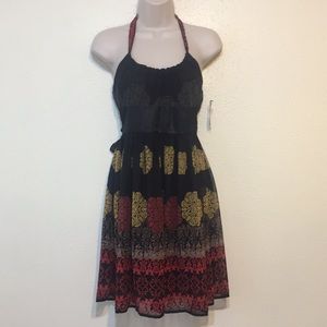 ❤️Fire Los Angeles Halter Midi Dress