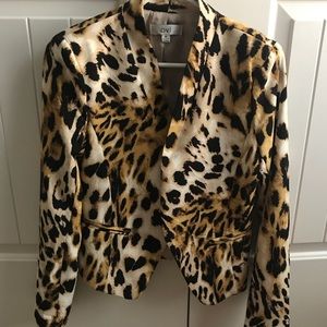 Leopard Print Blazer
