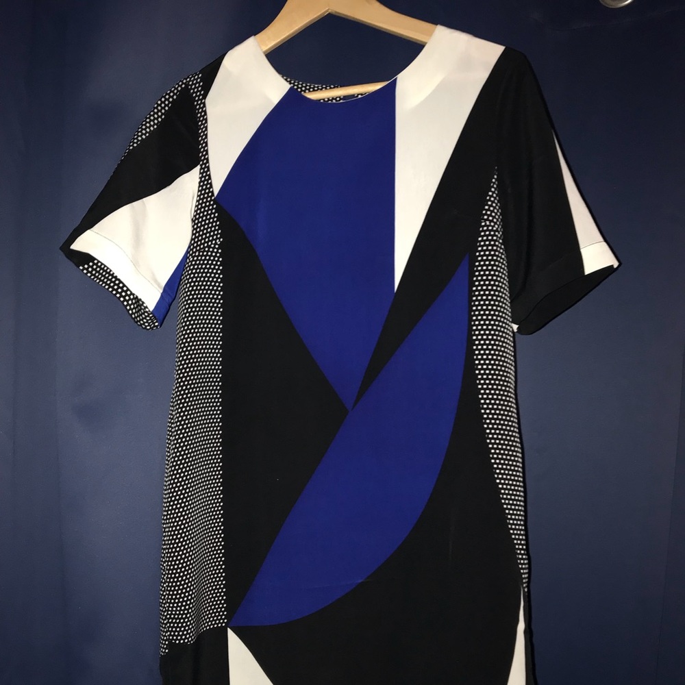 Geometric print dress