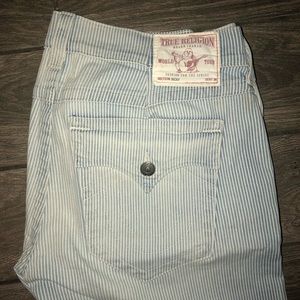 100%Authentic True Religion jeans pinstripe