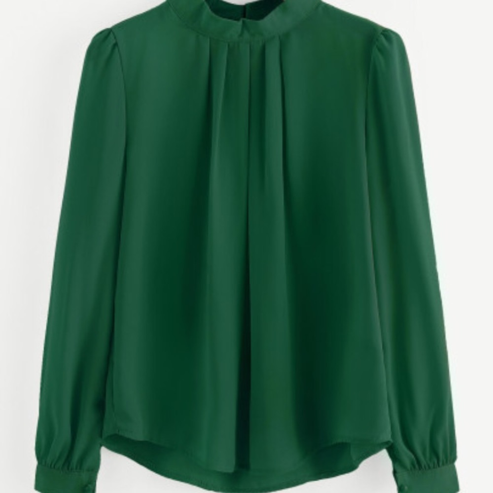 Dark green blouse