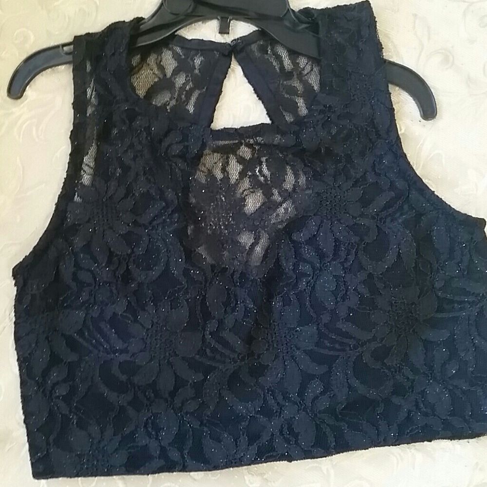 New Womens Short Top Black Sz 9 Sexy & Formal