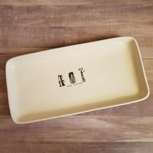 Rae Dunn "HOME COOKING" icon tray