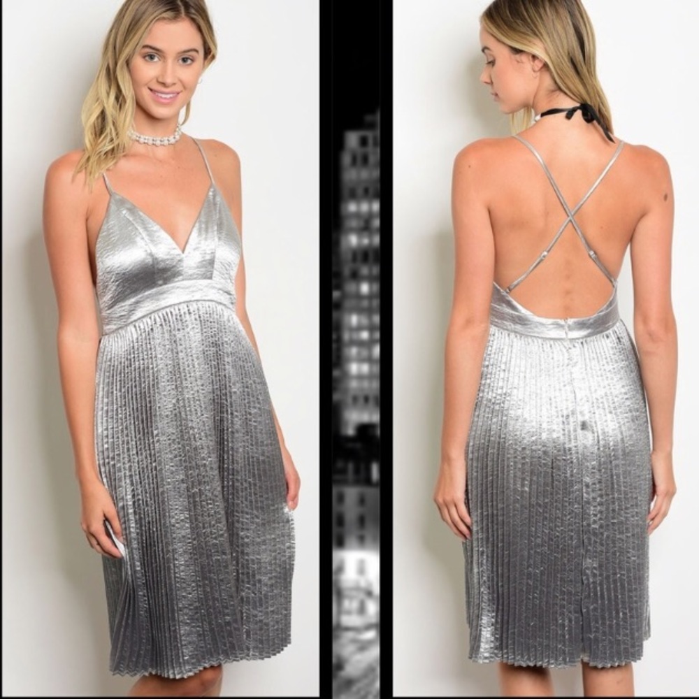 Metallic party dress!