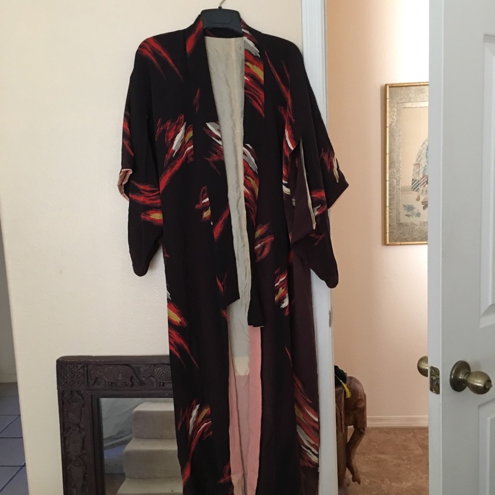 Antique silk kimono