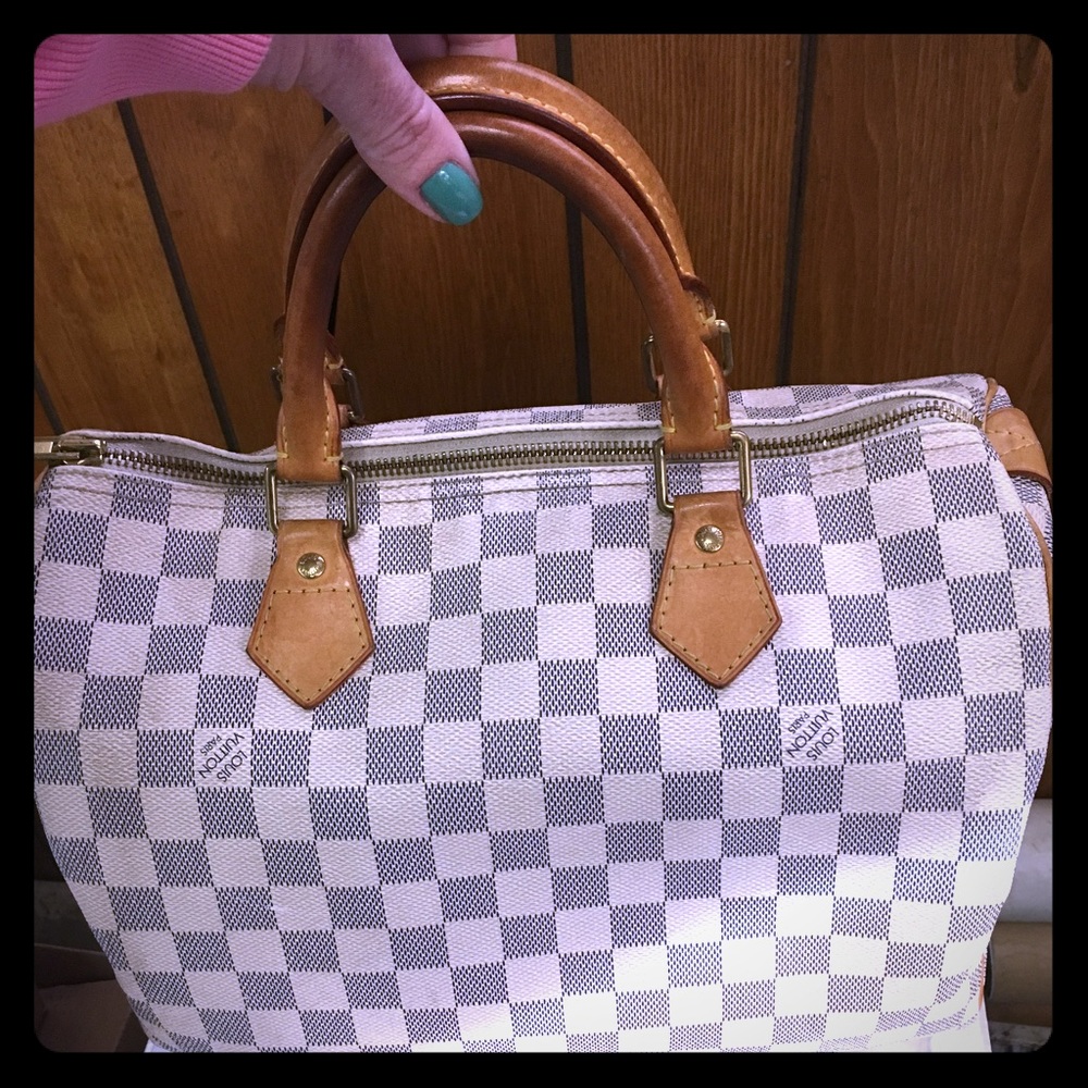 Louis Vuitton speedy 30 damier azur