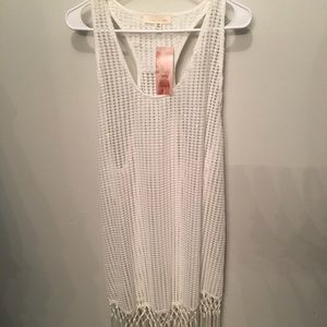 Francesca’s white cover up.