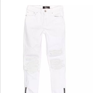 New W/Tags Mike Amiri MX1 Jeans In White Size 27